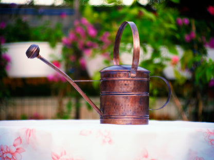 Copper Watering Can, Copper Watering Pot, Flower Watering Pot, Outdoor Watering Pot, Vintage Watering Can, Copper Pitcher, Copper Can