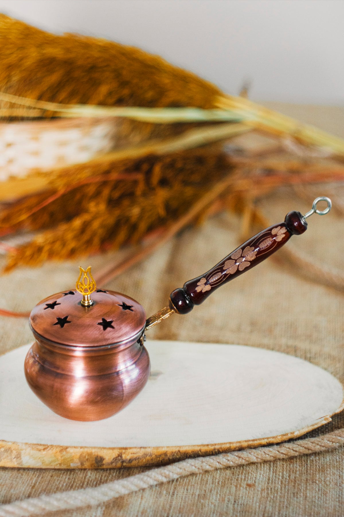 Handmade Chubby Model Copper Censer, 2 Color Options