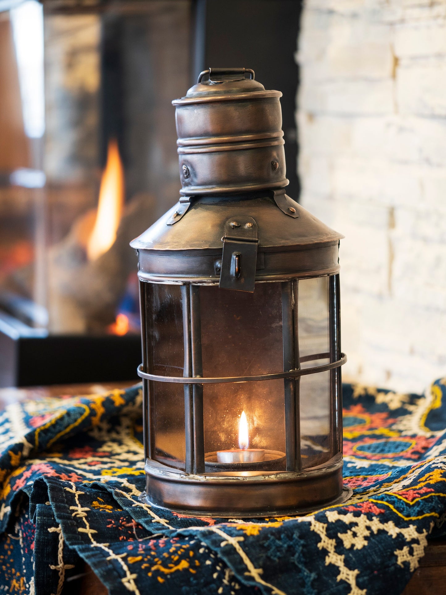 Handmade Vintange Style Copper Lantern, 2 Color Options