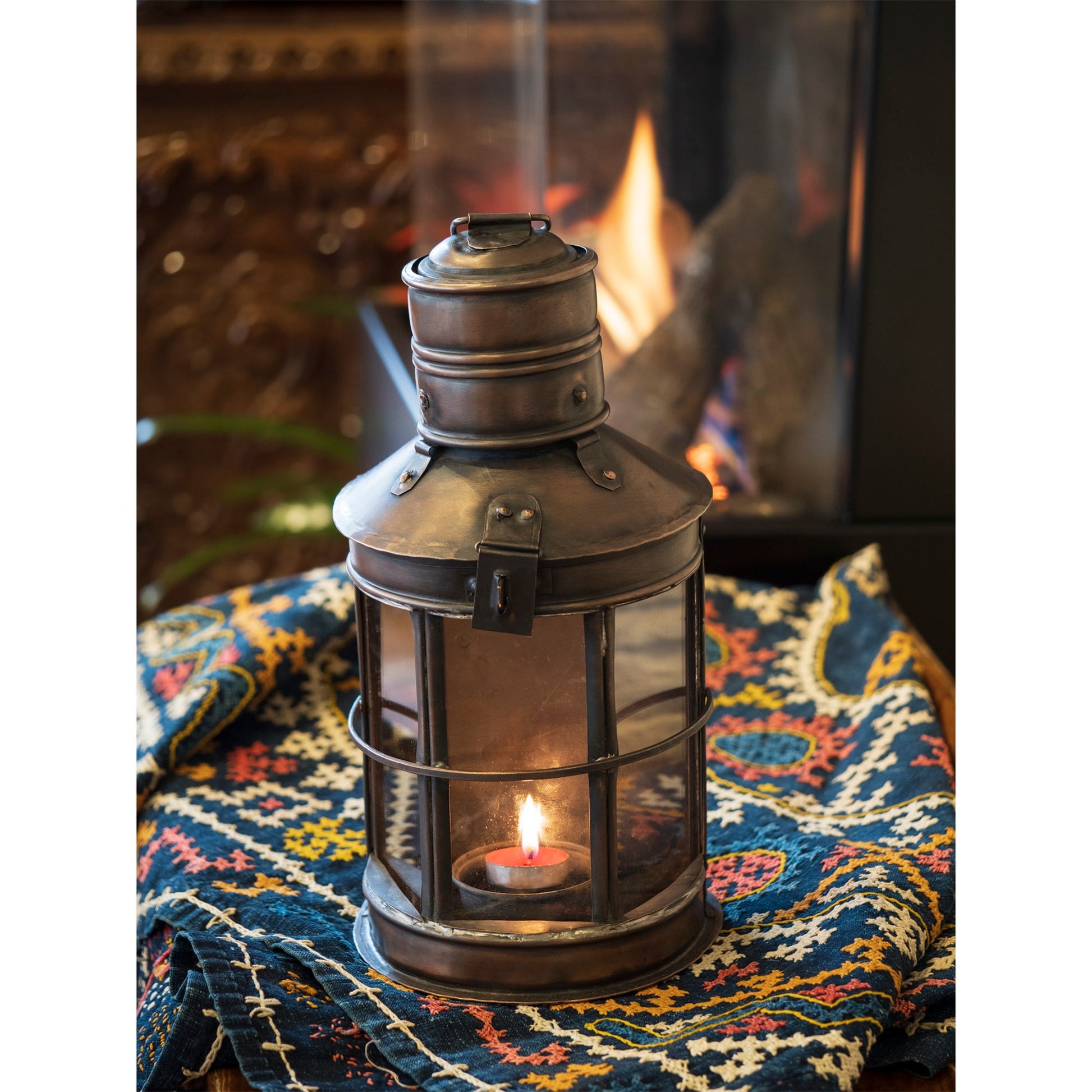 Handmade Vintange Style Copper Lantern, 2 Color Options