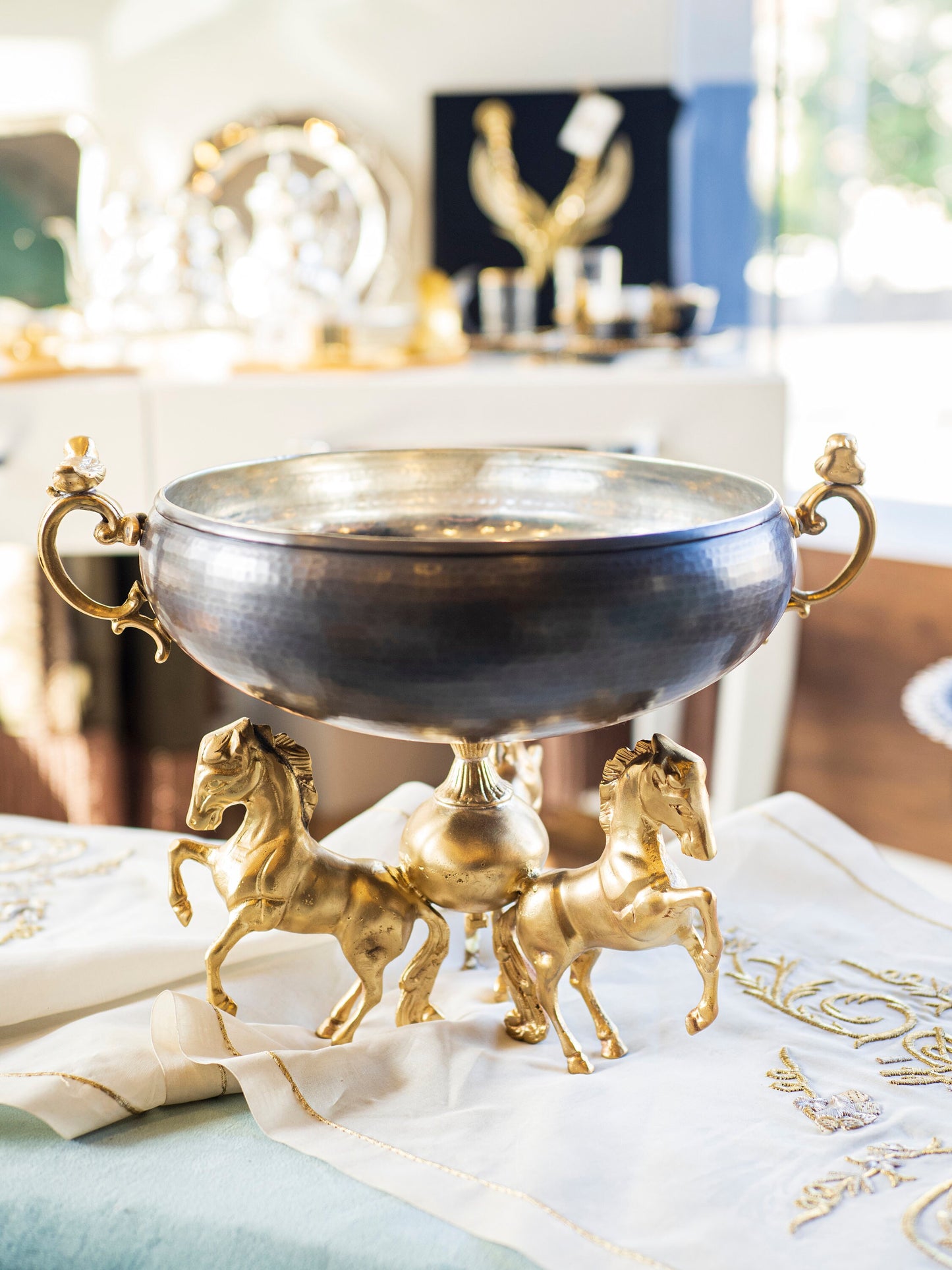 Handmade Copper Living Room Decorative Bowl