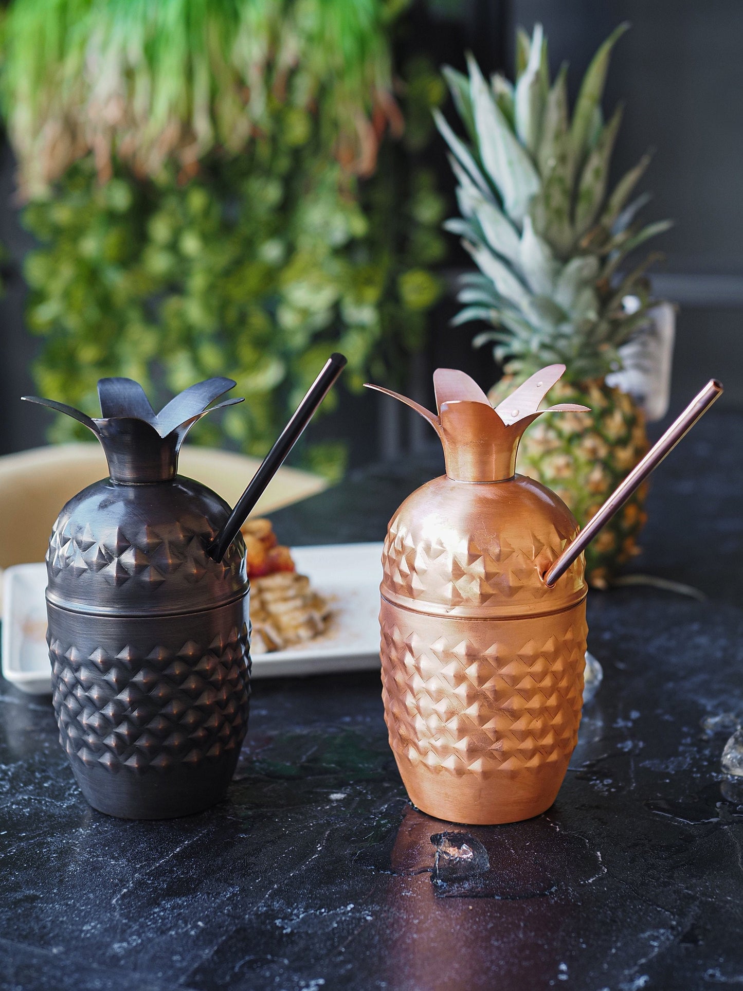 Copper Pineapple Cocktail Glass, Copper Cocktail Cup, Copper Cocktail Tumbler, %100 Handmade Copper Pineapple Glass, Gift