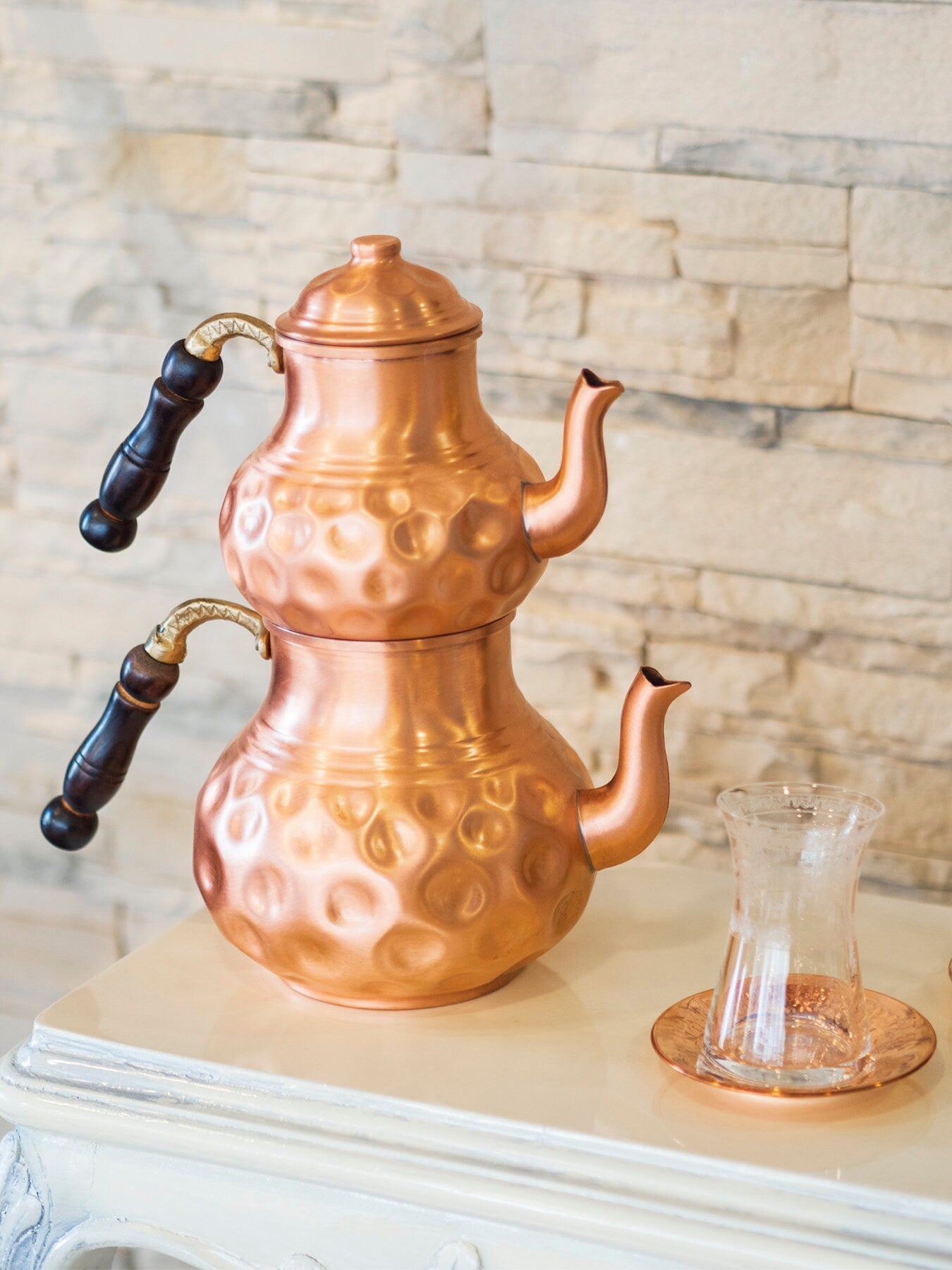 Handmade %100 Copper Teapot, Copper Kettle, Solid Copper Teapot,