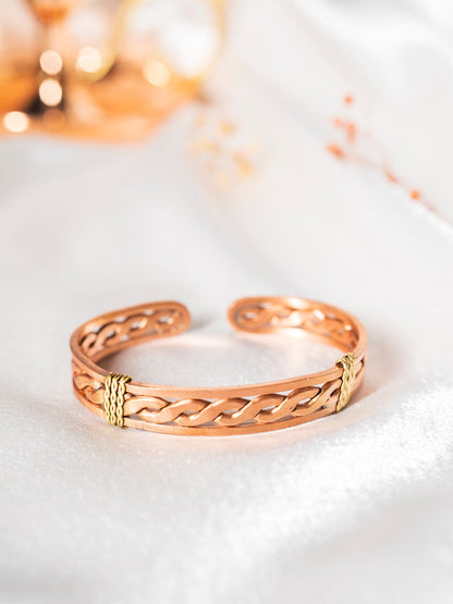 Solid Copper Cuff Bracelet, Handmade Copper Bracelet, Pure Copper Bracelet