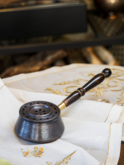 Hammered Copper Censer, Handmade Copper Censer, 2 Color Options