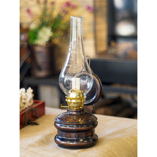 Decorative Copper Oil Lamp, Vintage Oil Lamp, 3 Color Options