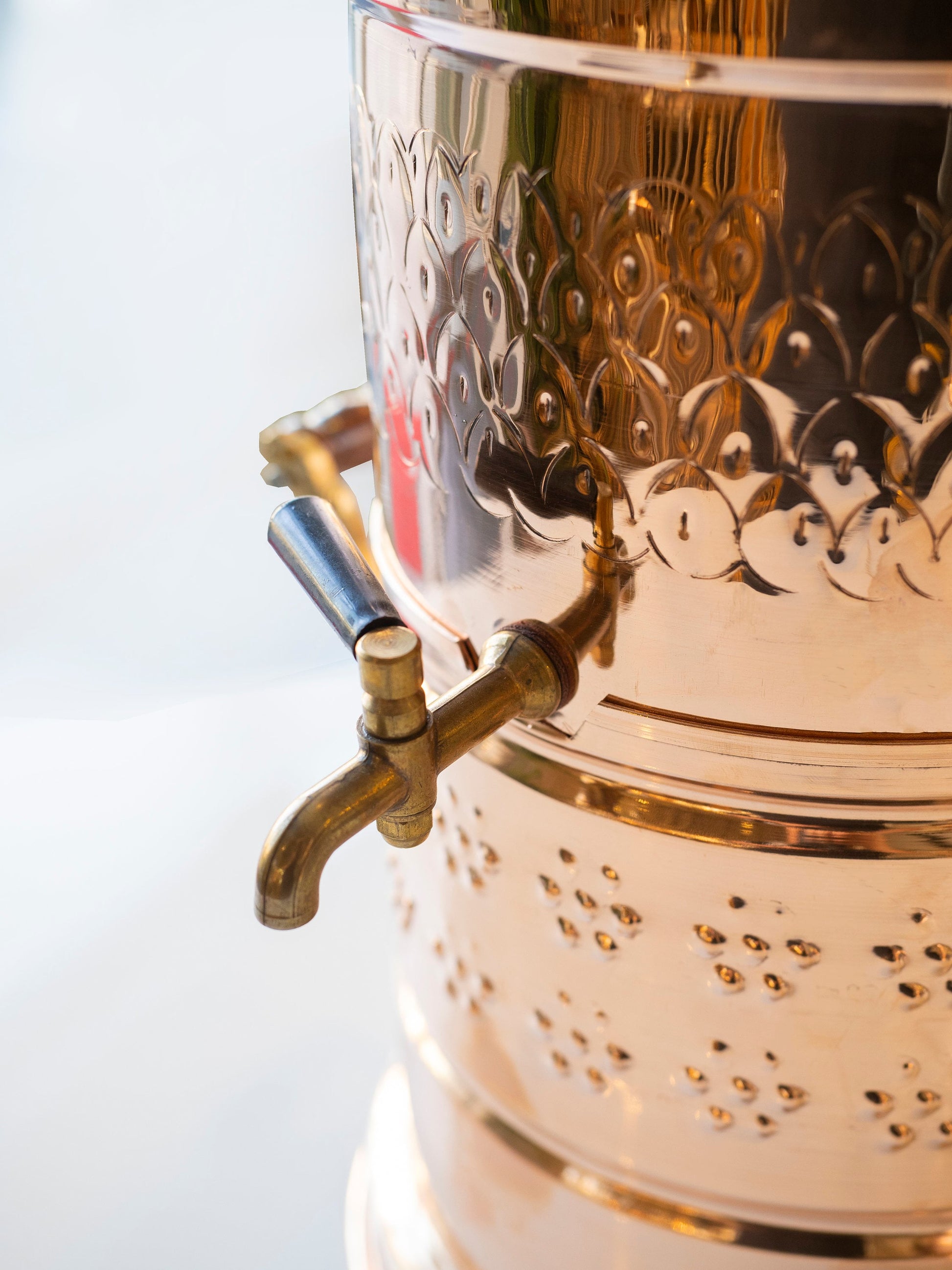 Handmade Copper Samovar, Copper Samovar With Charoal