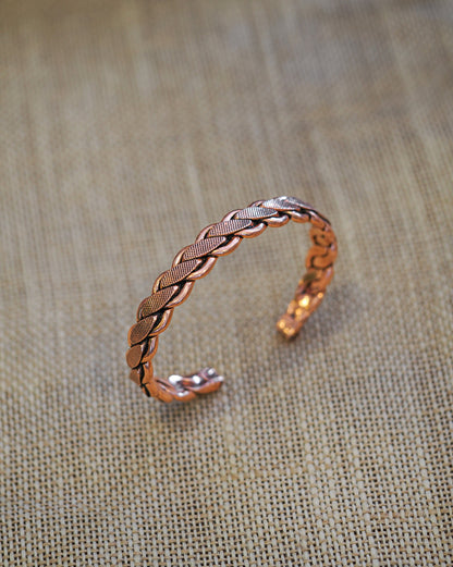 Copper Cuff Bracelet, Pure Copper Bracelet,  Handmade Copper Bracelet