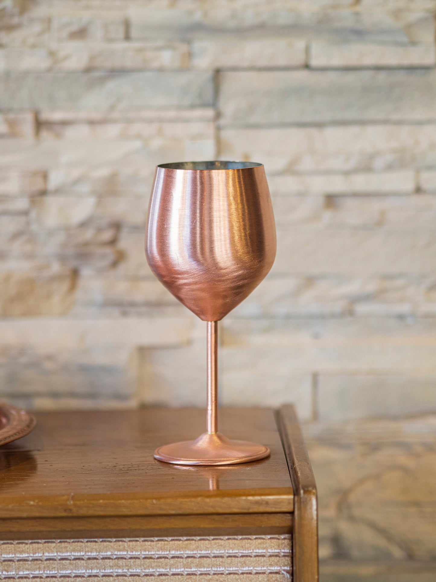 Copper Wine Glass,  Copper Wine Tumbler, Copper Glass, Handmade Copper Glass, Copper Gift