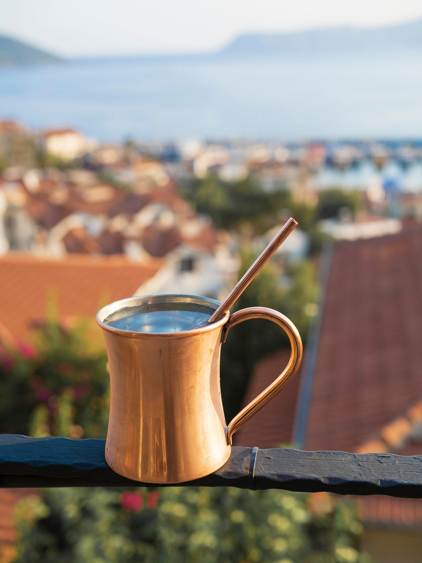 Handmade %100 Copper Mug, Solid Copper Mug, Copper Cocktail Mug, Handmade Copper Mug