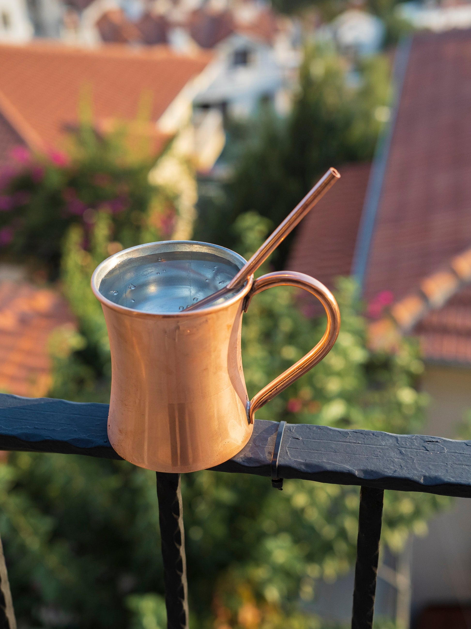 Handmade %100 Copper Mug, Solid Copper Mug, Copper Cocktail Mug, Handmade Copper Mug