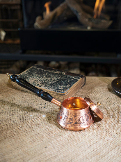 Handmade Copper Censer, Engraved Copper Censer, Copper Incense Burner, Vintage Censer, Handmade Copper Gift,