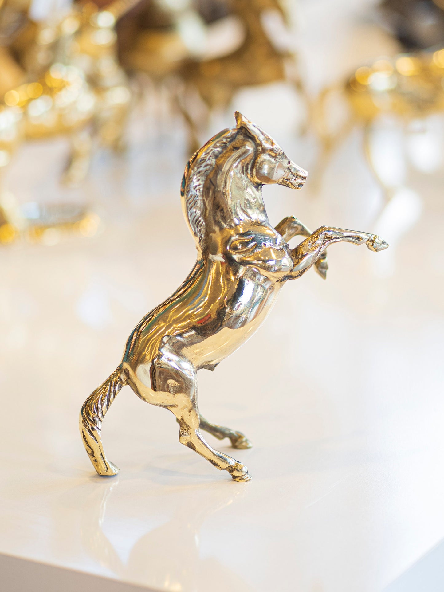 Handmade Solid Brass Horse Statues, Gift