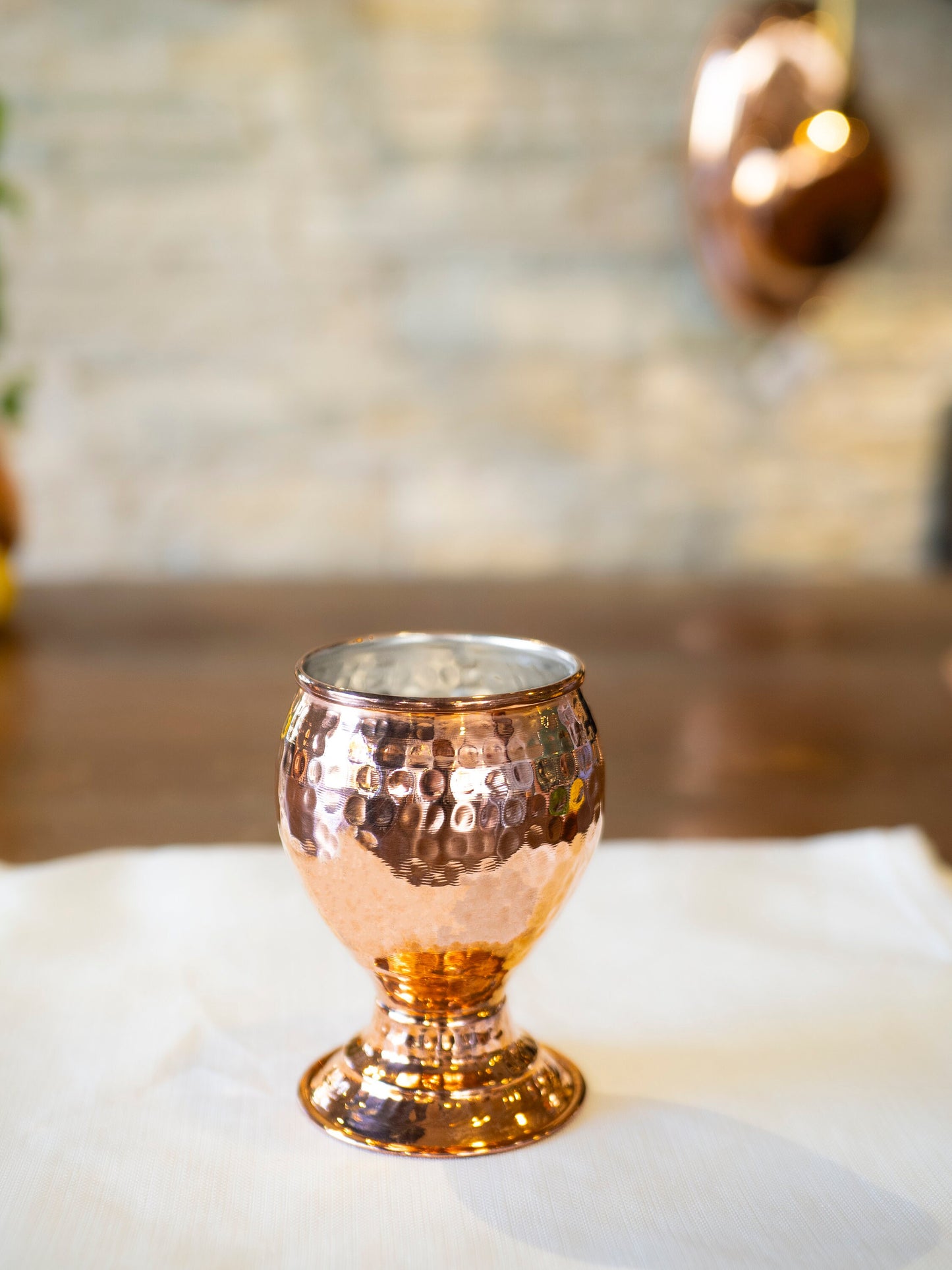 Copper Wine Glass,  Copper Wine Tumbler, Copper Glass, Handmade Copper Glass, Copper Gift