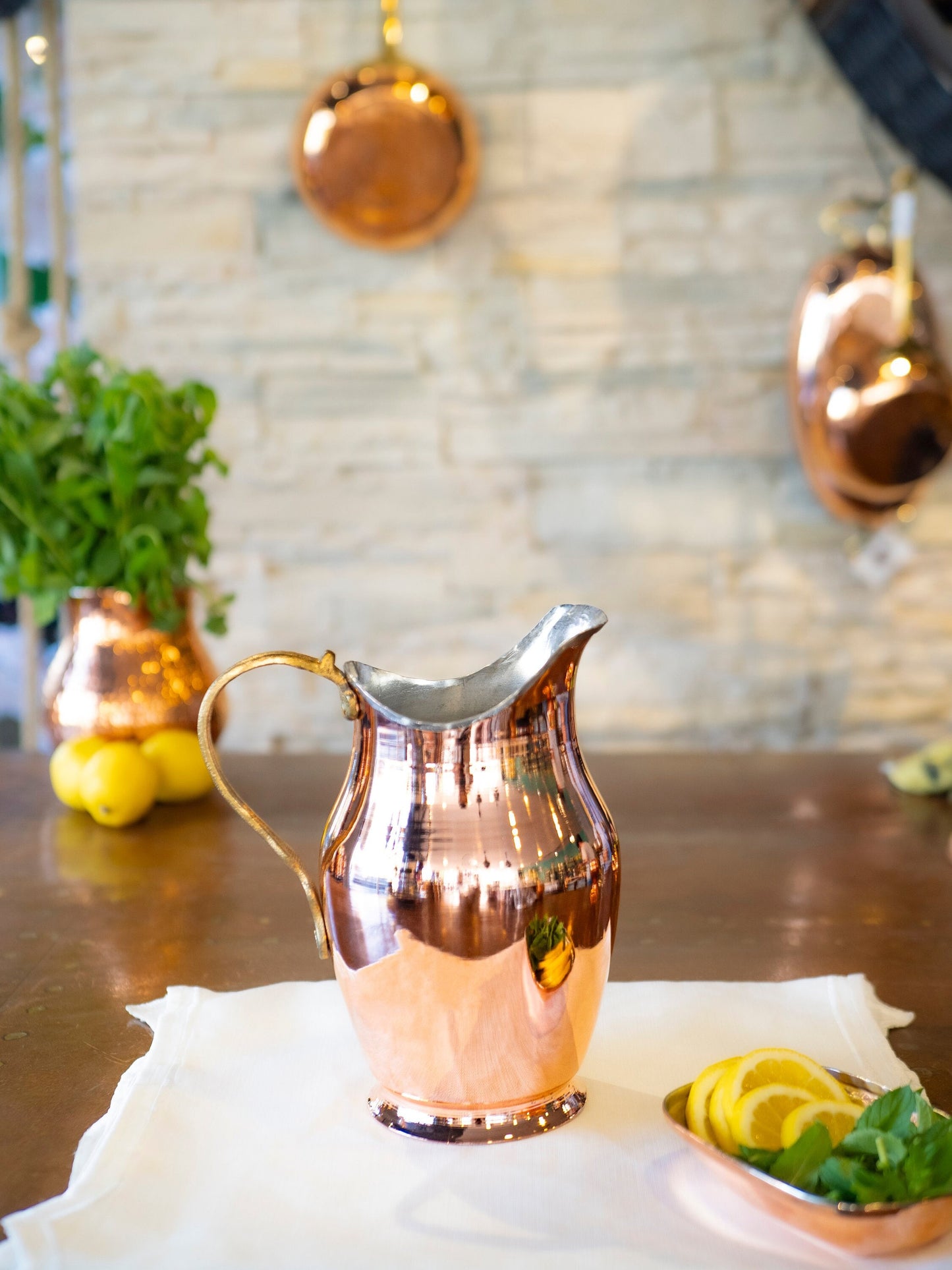 Handmade Copper Pot, Copper Pitcher,  3 Liters Pitcher, Vintage Copper Pitcher, Unique Copper Pot, Copper Kitchen Decor