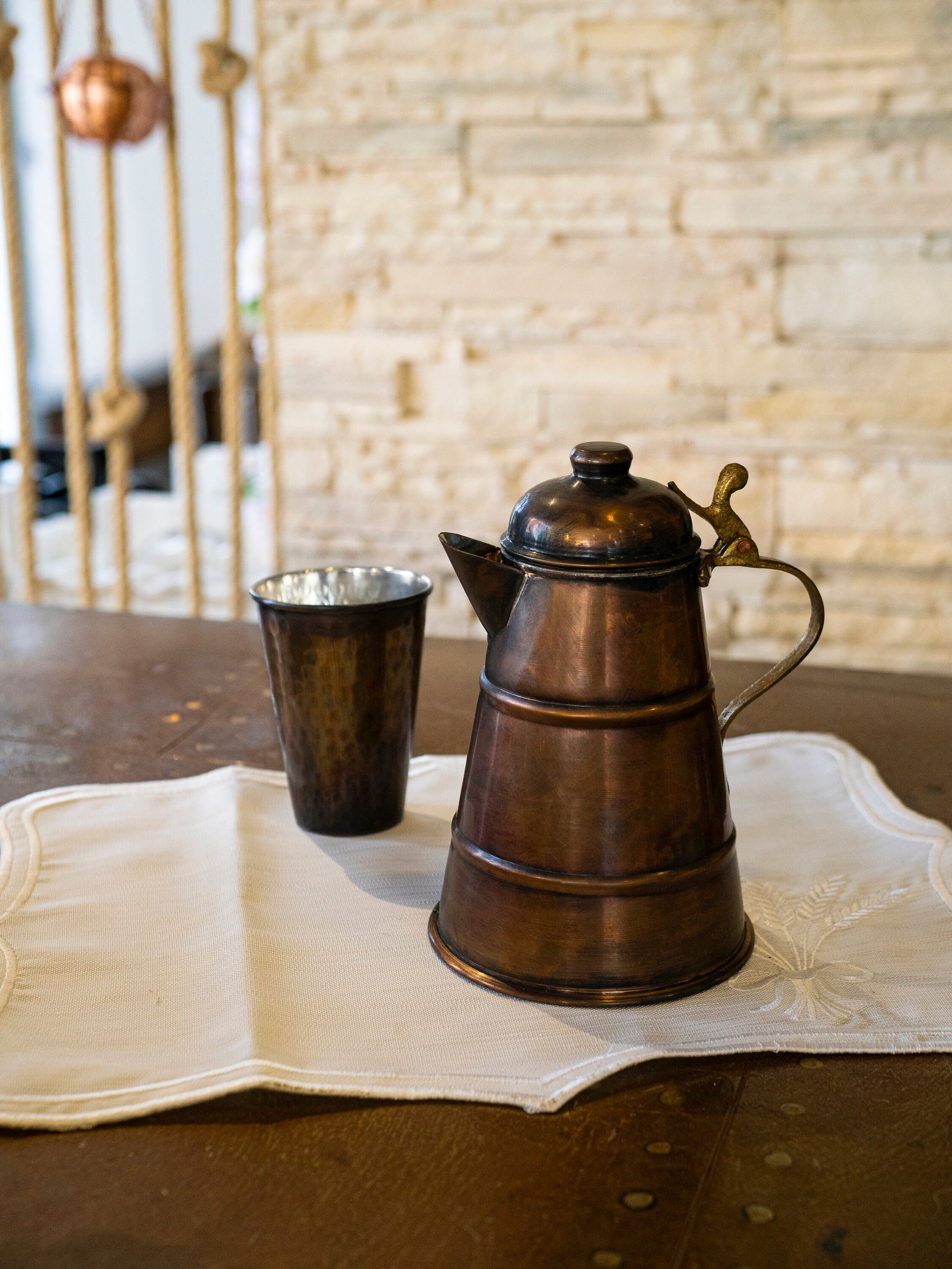 Copper Pitcher Water Jug, Copper Milk Pitcher, Vintage Copper Pot, Solid Copper Pitcher, Handmade Jug Pitcher Antique Copper