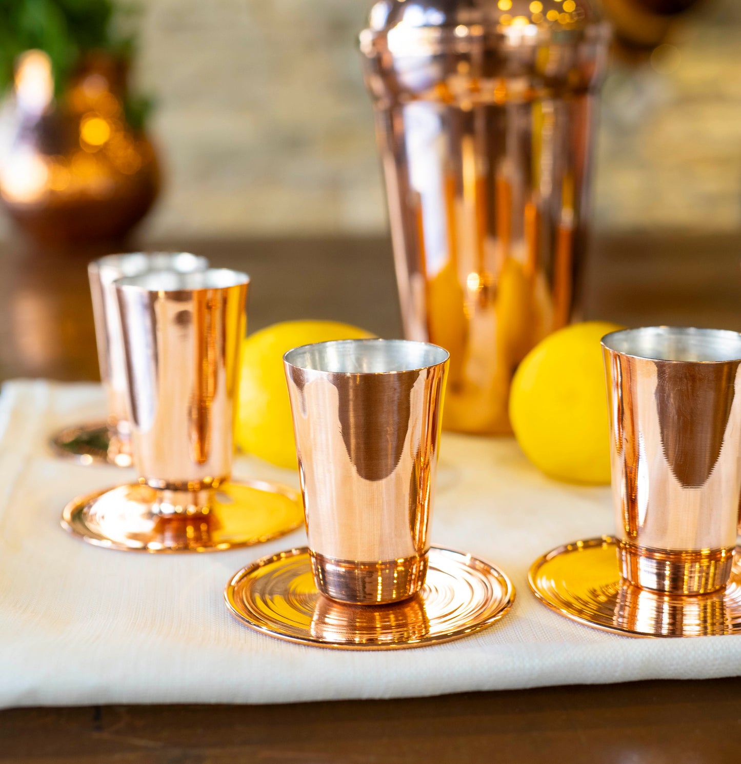 Handmade Copper Shot Glasses Set, Copper Cocktail Jigger, Double Sided Copper Jigger, Handcrafted Copper Jigger,