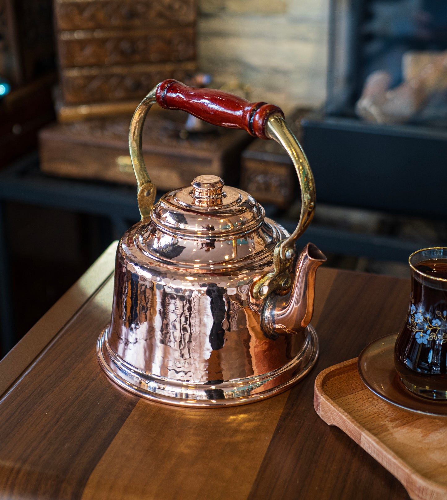 Copper Teapot, Copper Kettle, Copper Tea Kettle, Vintage Kettle, Copper Brass Kettle Handmade Copper Kettle Copper Coffe Kettle