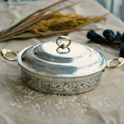 The Secret of Making Delicious and Healthy Meals with Handmade Engraved Copper Pots, 4Different Size Options, Gift For Mom, Gift for Grandma