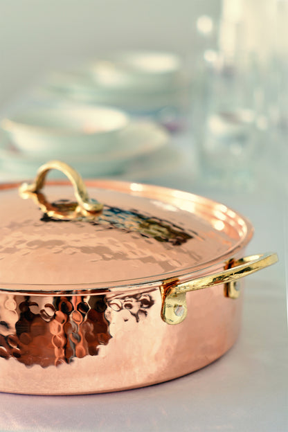 Handmade Modern Style Copper Cooking Pot, 2 Color / 3 Size Options