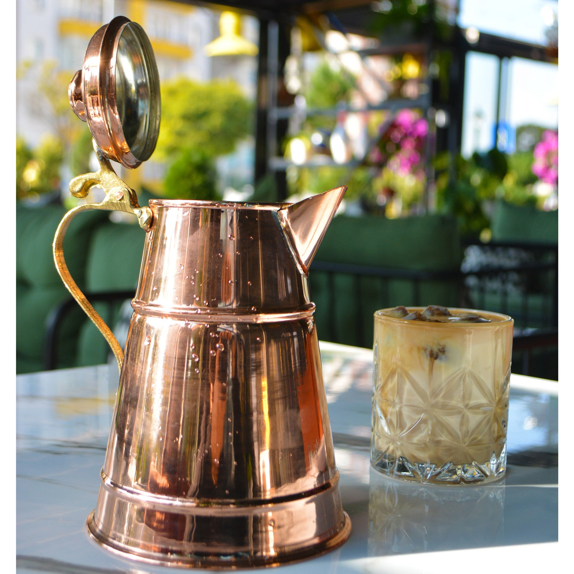 Copper Pitcher Water Jug, Copper Milk Pitcher, Vintage Copper Pot, Solid Copper Pitcher, Handmade Jug Pitcher Antique Copper
