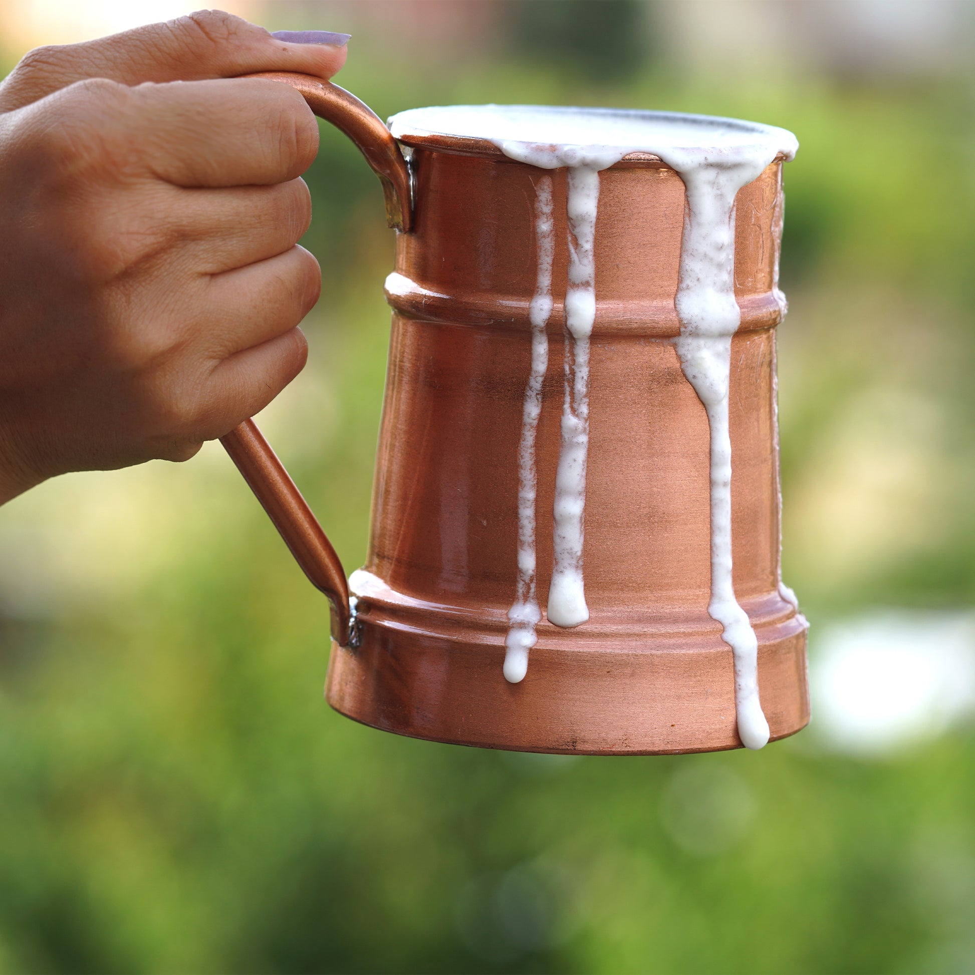 Handmade Copper Barrel Mug, Copper Mug