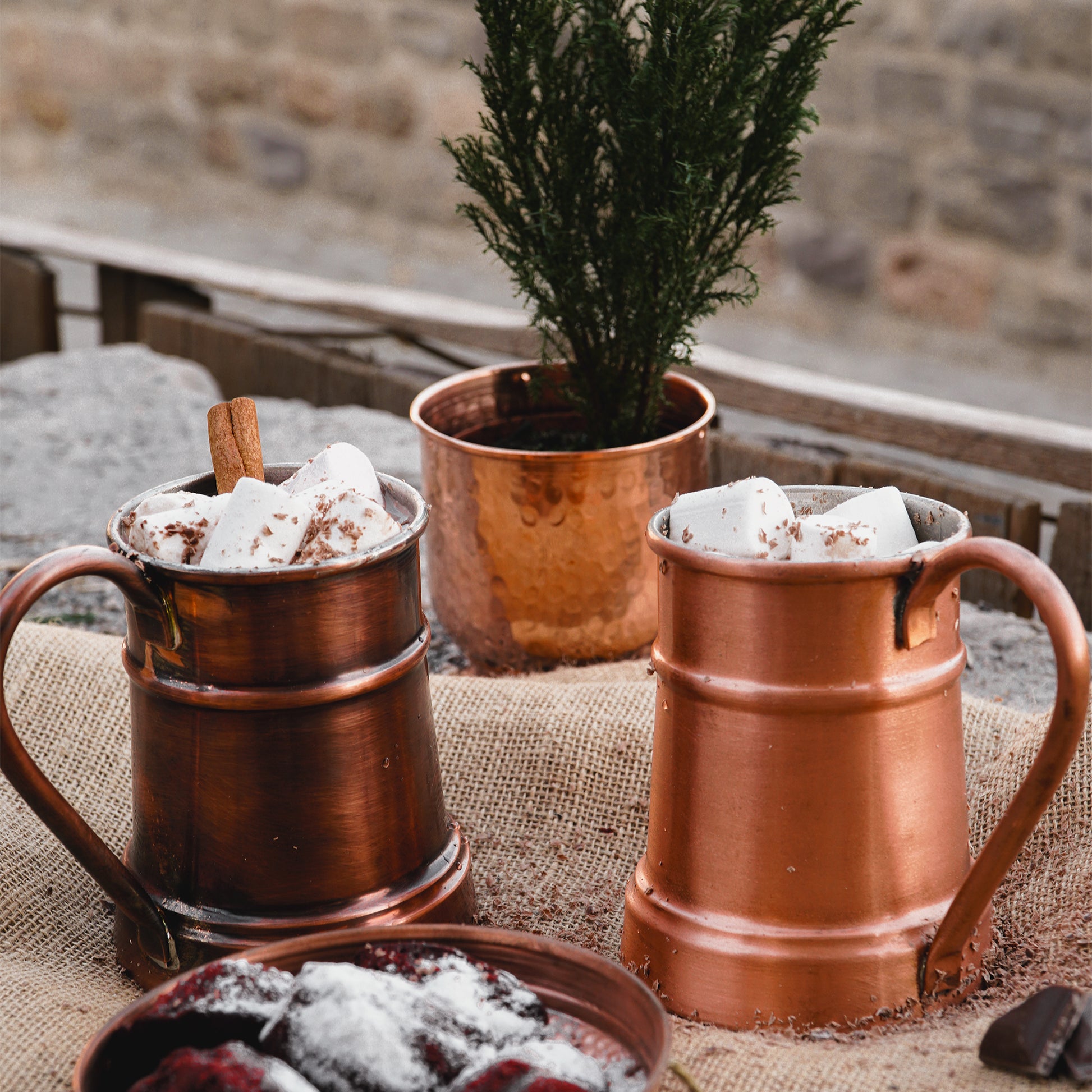 Handmade Copper Barrel Mug, Copper Mug