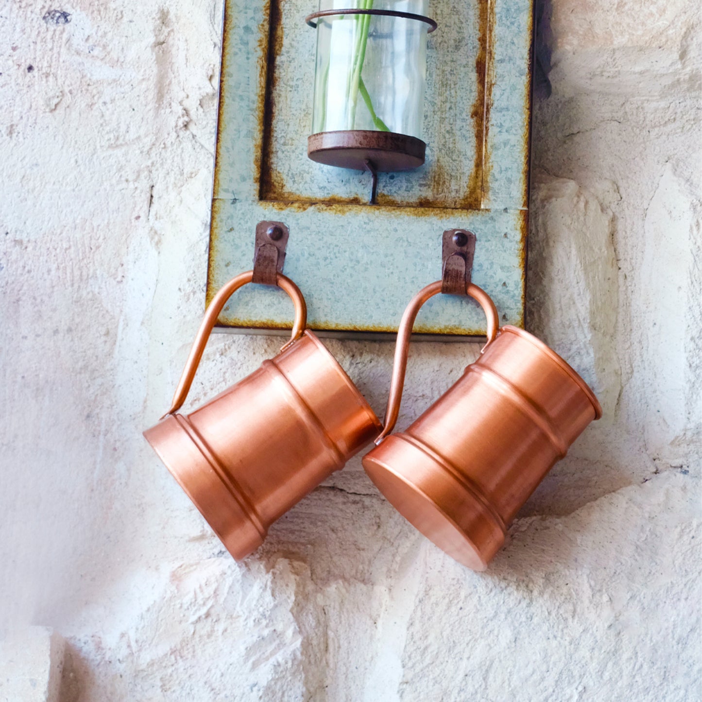 Handmade Copper Barrel Mug, Copper Mug