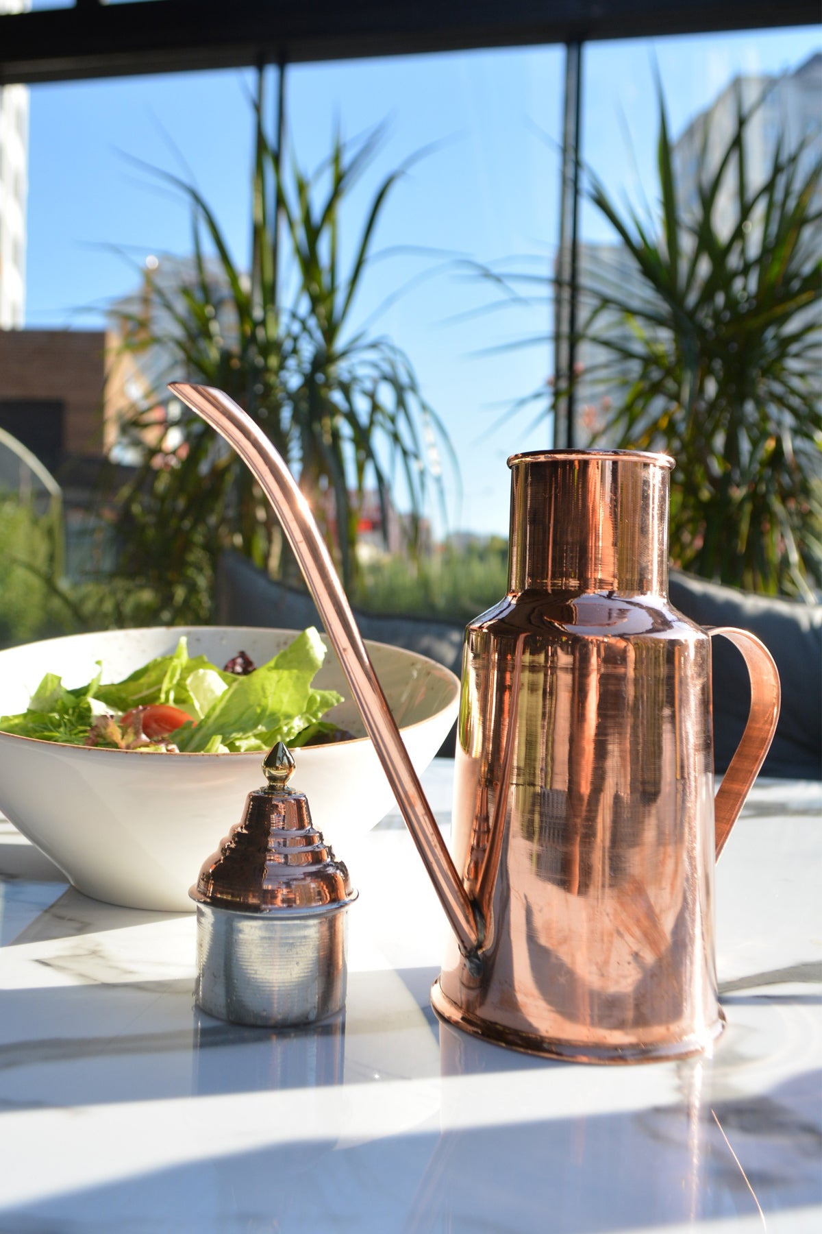 Handmade Copper Oil Dispenser, 3 Color Options